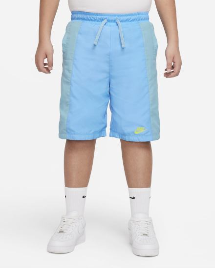 Pantalones Cortos Nike Sportswear Kids Niño Azules Verde | KTUPZ-4162