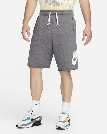 Pantalones Cortos Nike Sportswear Sport Essentials French Terry Alumni Hombre Gris Oscuro | JRNEL-8529