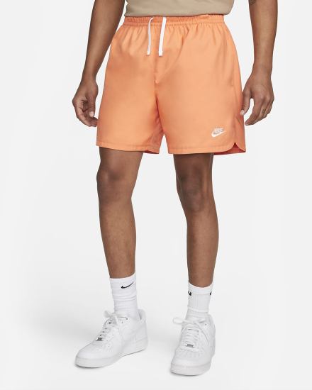Pantalones Cortos Nike Sportswear Sport Essentials Woven Lined Flow Hombre Naranjas Blancas | KFACX-3706
