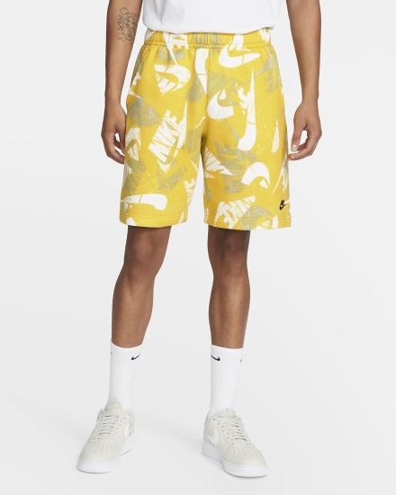 Pantalones Cortos Nike Sportswear Sport Essentials+ Allover Print Hombre Negras | KGDFS-5671