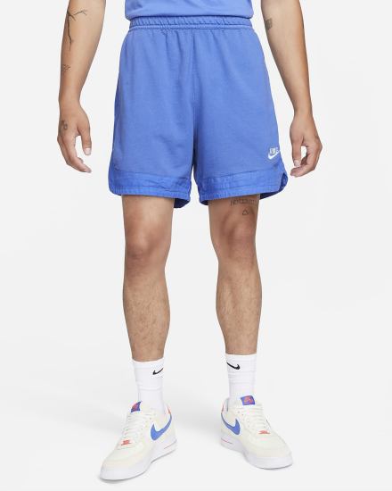 Pantalones Cortos Nike Sportswear Sport Essentials+ French Terry Hombre Azules Oscuro | KIHSL-2607
