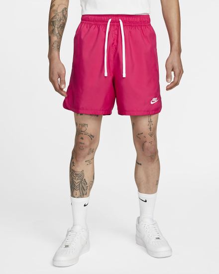 Pantalones Cortos Nike Sportswear Sport Essentials Woven Lined Flow Hombre Rosas Blancas | SIEXR-2943