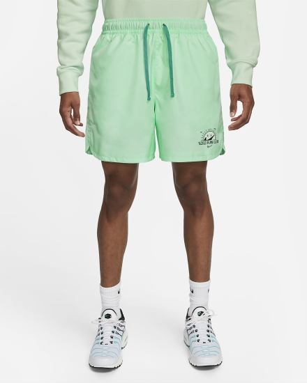 Pantalones Cortos Nike Sportswear Woven Flow Hombre Verde Menta Turquesa | NTMQA-5760