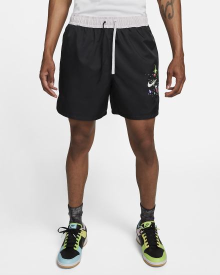 Pantalones Cortos Nike Sportswear Woven Flow Hombre Negras | REDBG-2610