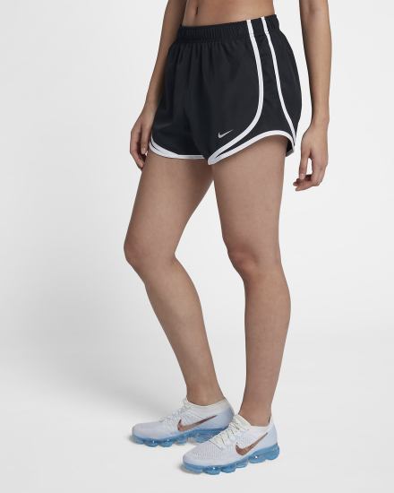 Pantalones Cortos Nike Tempo Running Mujer Negras Blancas Gris | AQNST-5638