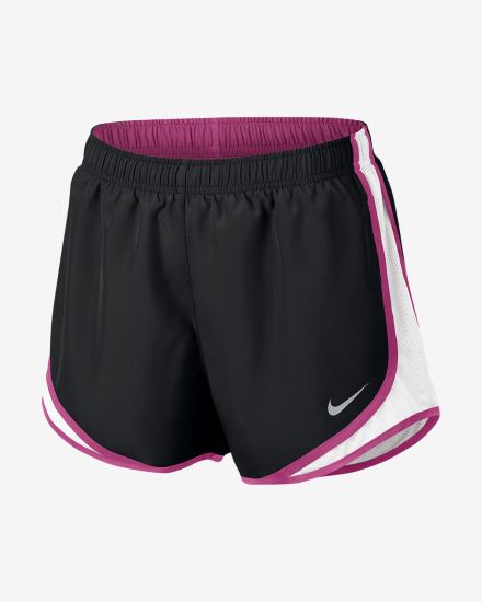 Pantalones Cortos Nike Tempo Running Mujer Negras Blancas Rosas Gris | HPSJF-5143