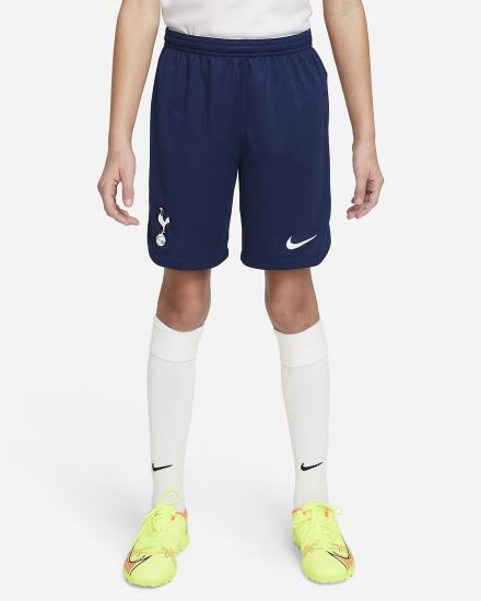 Pantalones Cortos Nike Tottenham Hotspur 2022/23 Stadium Home/Away Kids Dri-FIT Soccer Niña Azules Blancas | WKSOT-2350