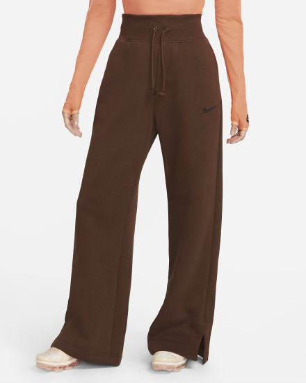 Pantalones Deportivos Nike Sportswear Phoenix Fleece High-Waisted Wide-Leg Mujer Negras | LYCJB-4098