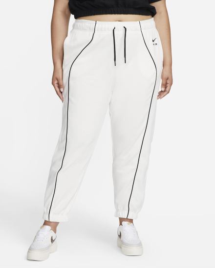 Pantalones Jogger Nike Air Mid-Rise Fleece Mujer Negras | BJPUF-0784