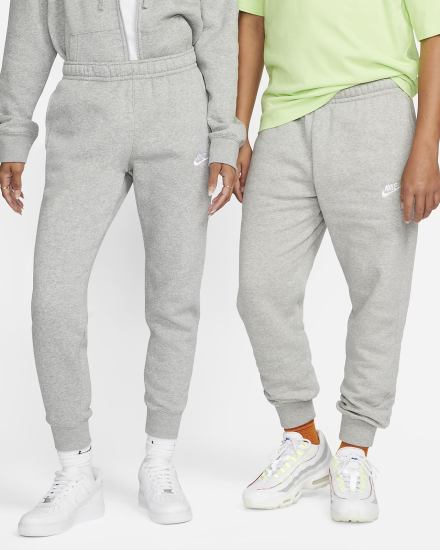 Pantalones Jogger Nike Sportswear Club Fleece Mujer Gris Oscuro Plateadas Blancas | BMJFX-0725