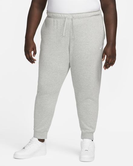 Pantalones Jogger Nike Sportswear Club Fleece Mid-Rise Mujer Gris Oscuro Blancas | FCZAU-7504