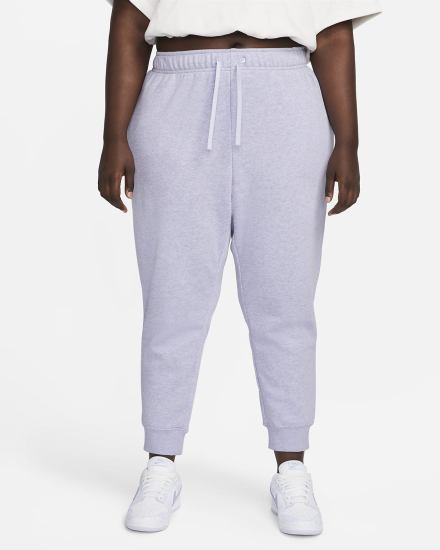 Pantalones Jogger Nike Sportswear Club Fleece Mid-Rise Mujer Blancas | GBZEF-5601