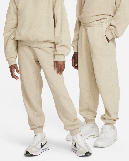 Pantalones Jogger Nike Sportswear Icon Fleece Kids Niño Beige | TVSEF-4685