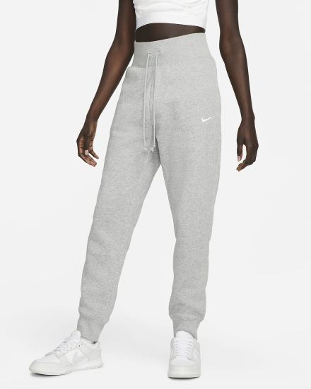 Pantalones Jogger Nike Sportswear Phoenix Fleece High-Waisted Mujer Gris Oscuro | ADKOI-6834