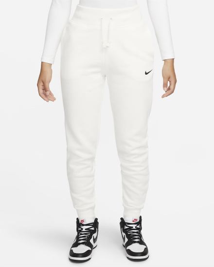 Pantalones Jogger Nike Sportswear Phoenix Fleece High-Waisted Mujer Negras | EXPDF-7921
