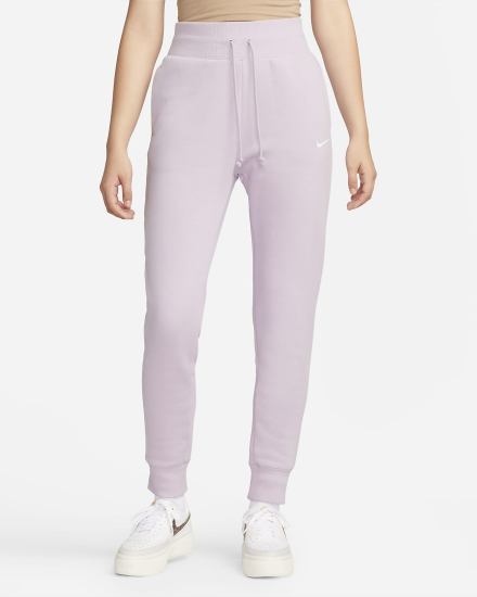 Pantalones Jogger Nike Sportswear Phoenix Fleece High-Waisted Mujer Moradas | VWCTG-2917