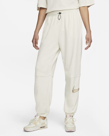 Pantalones Jogger Nike Sportswear Swoosh High-Rise Mujer Negras | NRLVM-0863