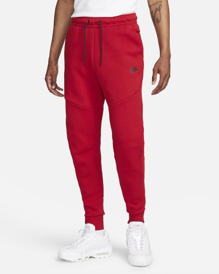 Pantalones Jogger Nike Sportswear Tech Fleece Hombre Rojas Negras | EGLMH-6519