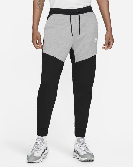 Pantalones Jogger Nike Sportswear Tech Fleece Hombre Negras Gris Oscuro Blancas | VRLDQ-6184