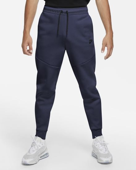 Pantalones Jogger Nike Sportswear Tech Fleece Hombre Azul Marino Negras | XKFUO-3875