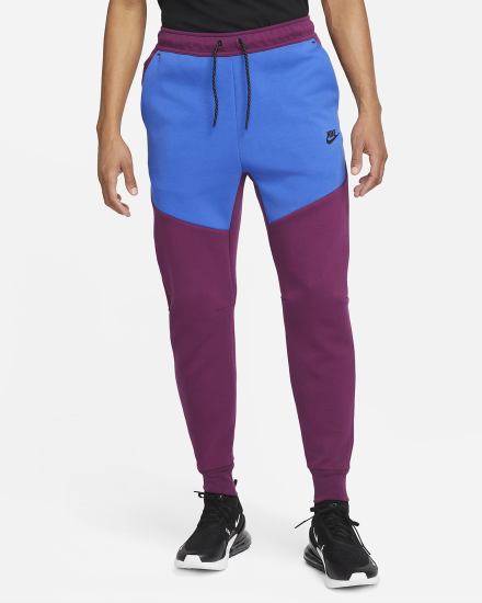 Pantalones Jogger Nike Sportswear Tech Fleece Hombre Azul Real Negras | XNMPB-6245