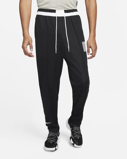 Pantalones Nike Dri-FIT Basketball Hombre Negras Blancas | HXUPE-6578
