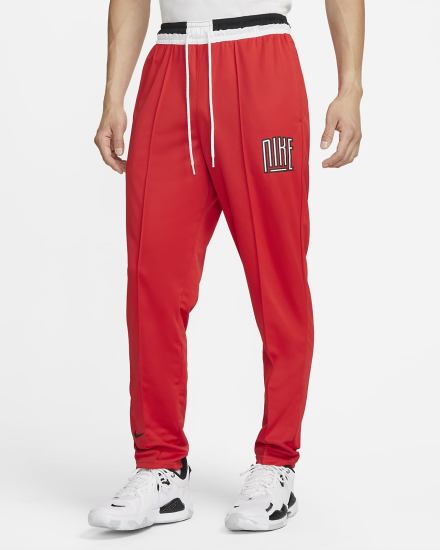 Pantalones Nike Dri-FIT Basketball Hombre Rojas Negras Blancas | INFYP-2805