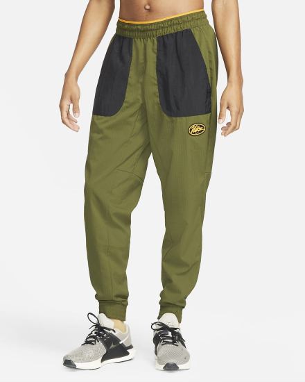 Pantalones Nike Dri-FIT Sport Clash Training Hombre Verde Negras | IOJPG-7410