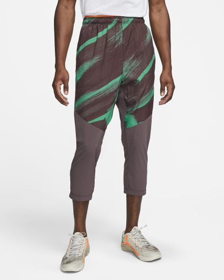 Pantalones Nike Dri-FIT Sport Clash Woven Training Hombre Marrones Naranjas | MATEX-0147