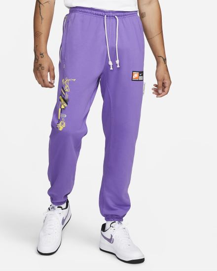 Pantalones Nike Dri-FIT Standard Issue Basketball Hombre Moradas | CBLKF-7561