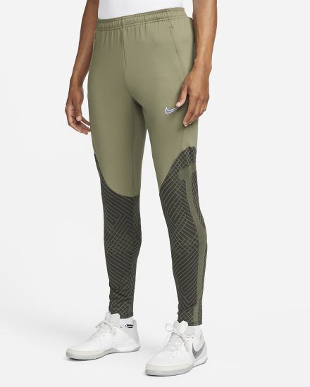 Pantalones Nike Dri-FIT Strike Soccer Hombre Verde Oliva Blancas | XINOZ-1874