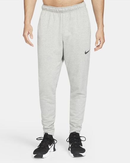 Pantalones Nike Dri-FIT Tapered Training Hombre Gris Oscuro Negras | LDZBR-0536