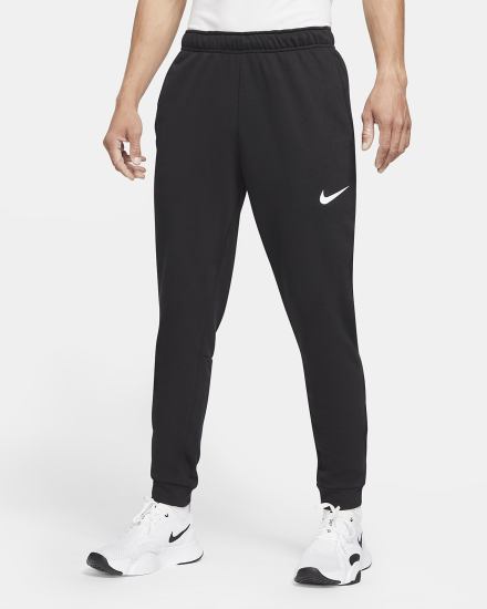 Pantalones Nike Dri-FIT Tapered Training Hombre Negras Blancas | YIFPJ-8605