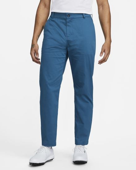 Pantalones Nike Dri-FIT UV Standard Fit Golf Chino Hombre Azules | GQAKI-4619