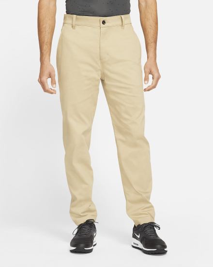 Pantalones Nike Dri-FIT UV Standard Fit Golf Chino Hombre Beige | NHLVB-5481
