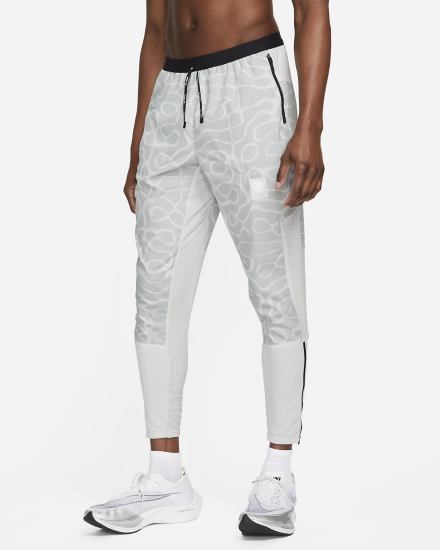 Pantalones Nike Dri-FIT Wild Run Phenom Elite Woven Estampadas Running Hombre Gris Claro | AJGOP-6401