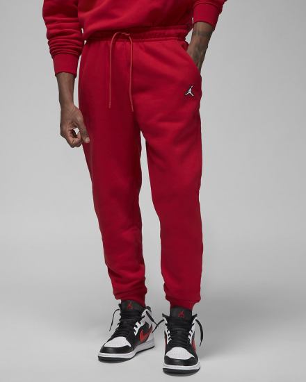 Pantalones Nike Jordan Essential Fleece Hombre Rojas Blancas | HODWP-9301