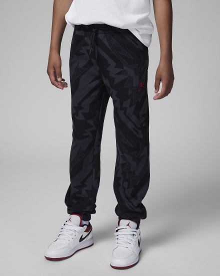 Pantalones Nike Jordan Kids Essentials Printed Fleece Niño Negras | OQLDZ-3642