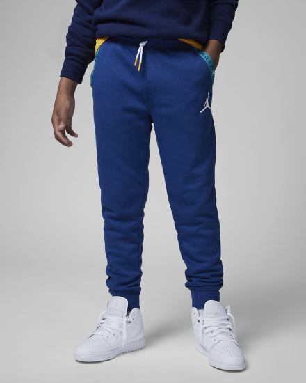 Pantalones Nike Jordan Kids Vert Tape Fleece Niño Azules | AXRHB-7930