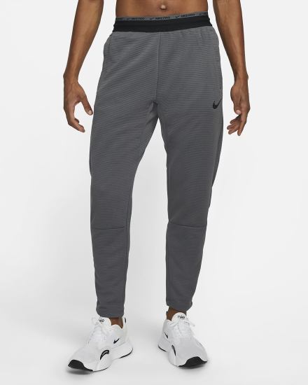 Pantalones Nike Pro Fleece Training Hombre Gris Negras | SBFTZ-7190
