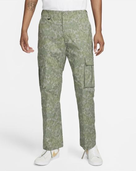 Pantalones Nike SB Camo Skate Cargo Hombre Verde | BEVRZ-3165