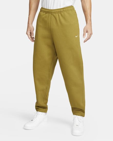 Pantalones Nike Solo Swoosh Fleece Hombre Blancas | DUBME-9814