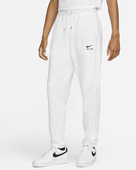 Pantalones Nike Sportswear Air French Terry Hombre Blancas Negras | CVJNM-3567