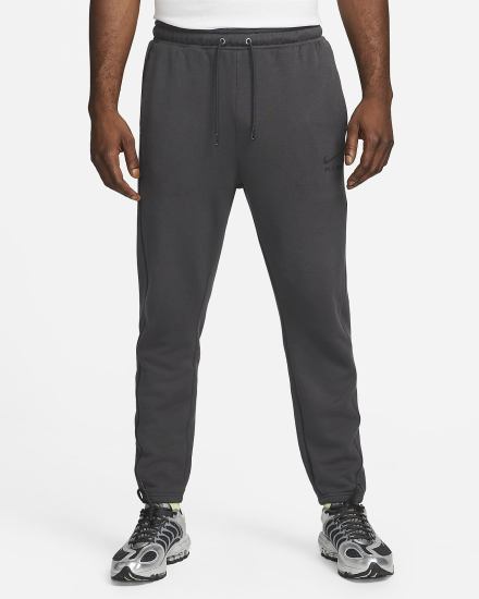 Pantalones Nike Sportswear Air French Terry Hombre Gris Oscuro Negras | PWHCU-1423