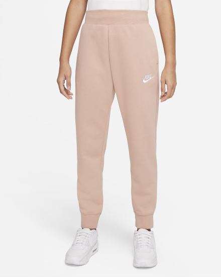 Pantalones Nike Sportswear Club Fleece Kids (Extended Size) Niña Rosas Blancas | EAOIT-6301