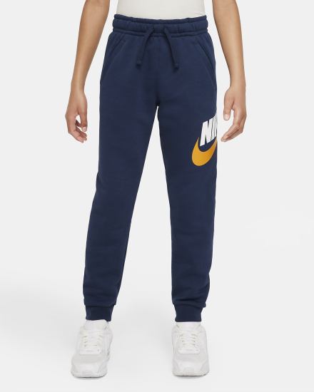 Pantalones Nike Sportswear Club Fleece Kids (Extended Size) Niño Azul Marino Blancas | NYWEH-0157