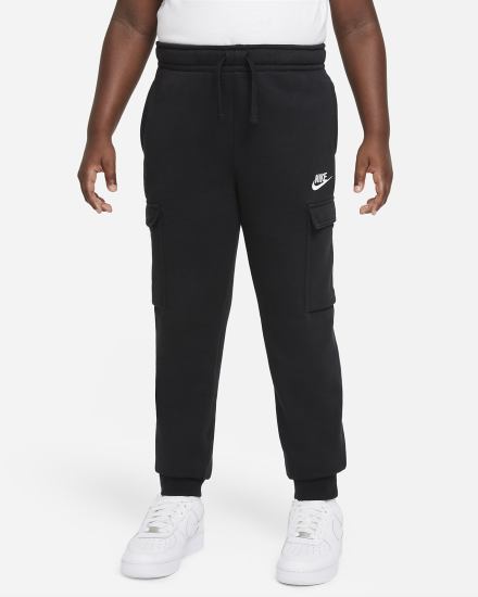 Pantalones Nike Sportswear Club Kids Cargo Niño Negras Blancas | RSTHX-2460