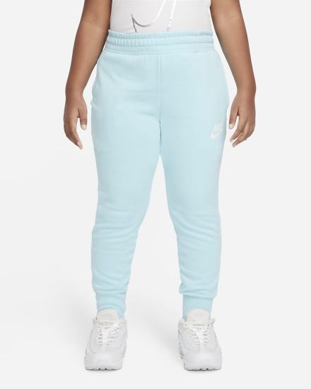 Pantalones Nike Sportswear Club Kids French Terry Fitted (Extended Size) Niña Blancas | EXVOL-2015