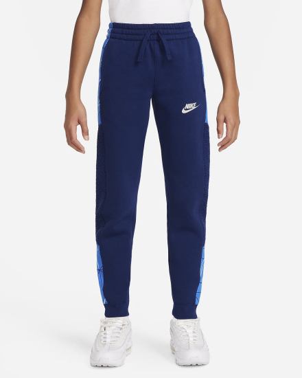 Pantalones Nike Sportswear Club Kids Winterized Niño Azules Metal Plateadas | MDGTJ-5891
