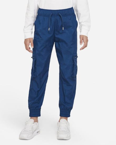 Pantalones Nike Sportswear Kids Woven Cargo Niña Azules Naranjas | RGTJZ-4971